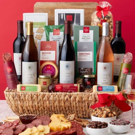 Ultimate Gathering Charcuterie & Wine Gift Basket | Hickory Farms