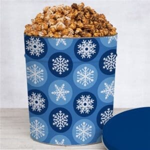 Winter Wishes Chocolate Drizzled Caramel Popcorn Duo 3.5 Gallon Experience