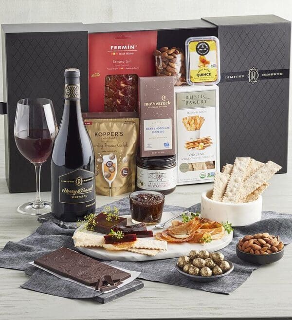 Artisanal Box With Reserve Pinot Noir, Gifts by Harry & David