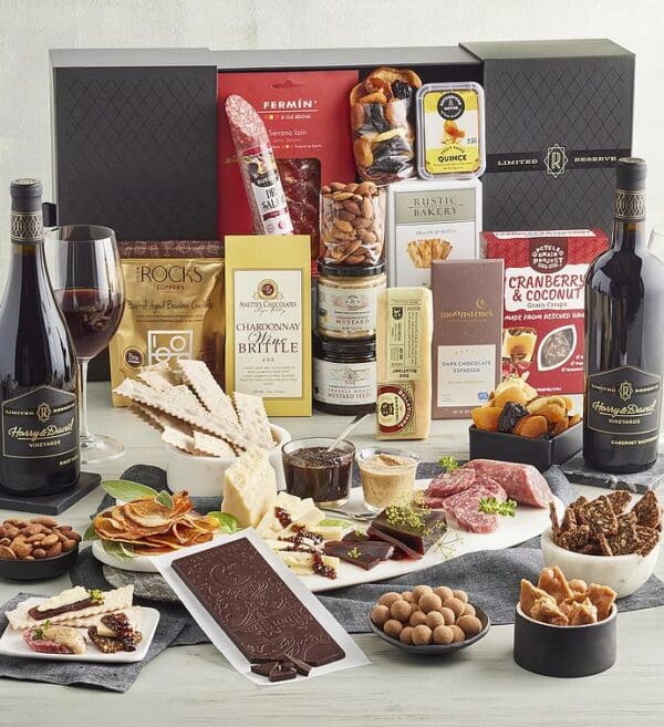 Artisanal Box With Reserve Red Wine Duo, Gifts by Harry & David