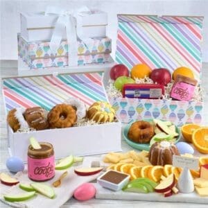 Premium Easter Fruit and Baked Goods Gift Tower