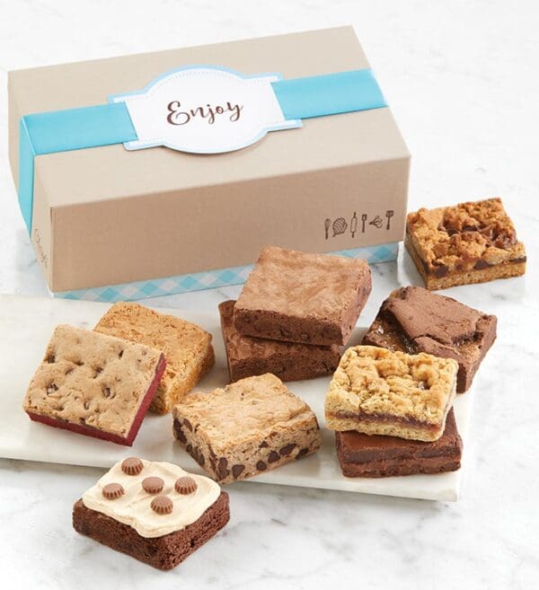 Assorted Brownie Enjoy Gift Box - 10 by Cheryl's Cookies