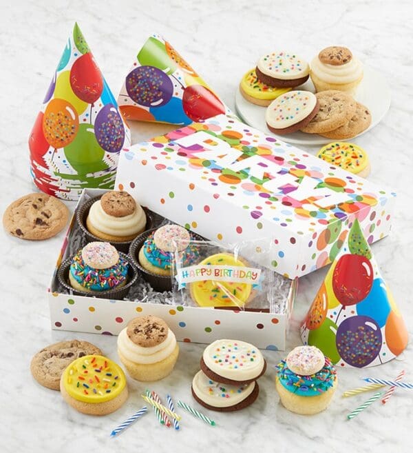 Birthday Cupcake Kit Party In A Box by Cheryl's Cookies