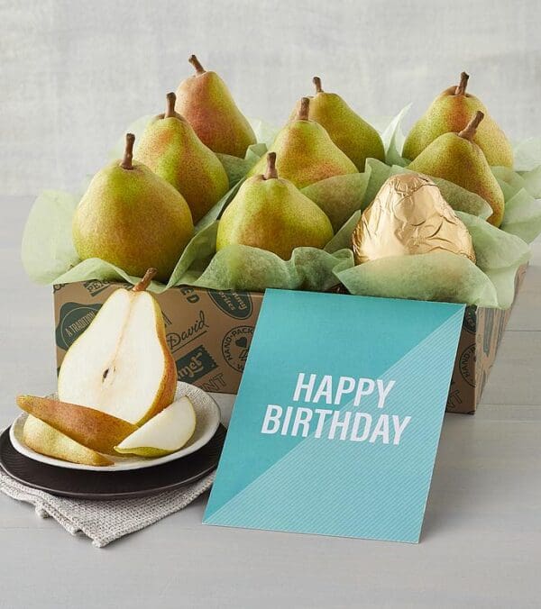 Birthday Royal Riviera® Pears Gift Box, Fresh Fruit, Gifts by Harry & David