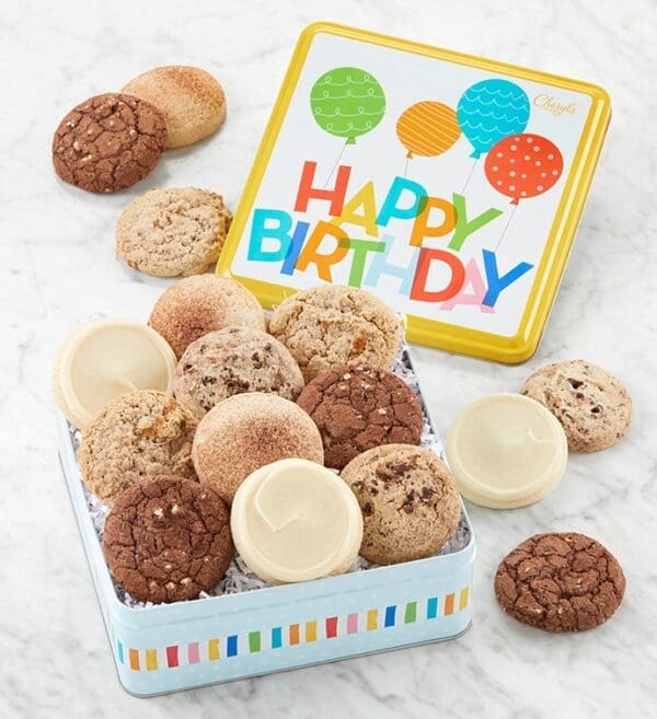 Birthday Tin Gluten Free by Cheryl's Cookies