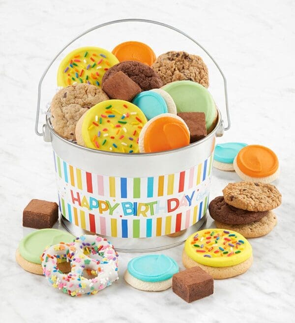 Birthday Treats Gift Pail by Cheryl's Cookies
