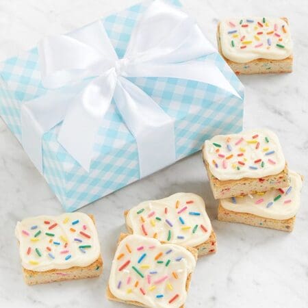 Buttercream-Frosted Birthday Cake Blondie Flavor Box by Cheryl's Cookies