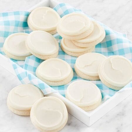 Buttercream Frosted Gluten Free Vanilla Cut-Out Flavor Box by Cheryl's Cookies