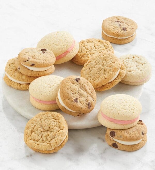 Buttercream Frosted Sandwich Cookies by Cheryl's Cookies