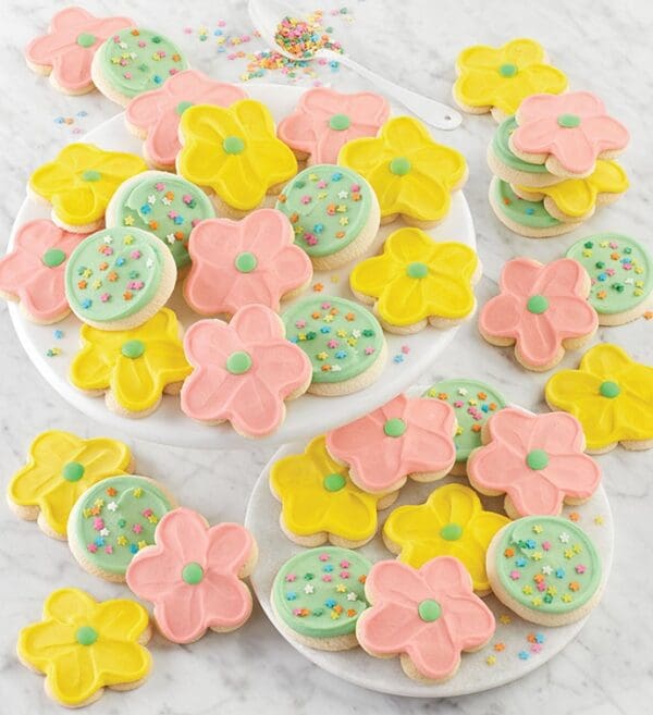 Buttercream Frosted Spring Dessert Box by Cheryl's Cookies