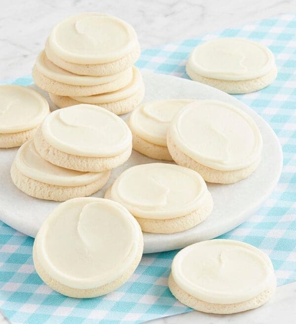 Buttercream Frosted Vanilla Cutout Cookie Flavor Box - 12, Baked Treats, Fresh Cookie Gifts by Cheryl's Cookies