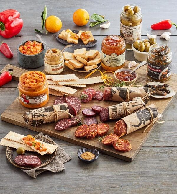 Charcuterie Favorites Collection, Cured Meats Jerky, Cheese by Harry & David