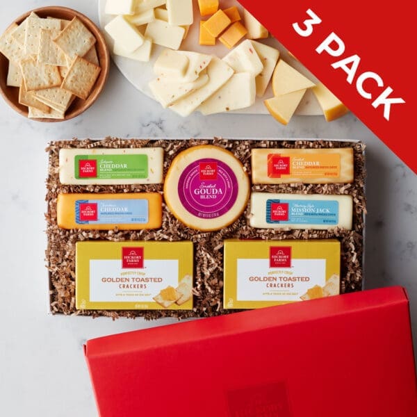 Cheese Favorites Gift Box 3-Pack | Hickory Farms