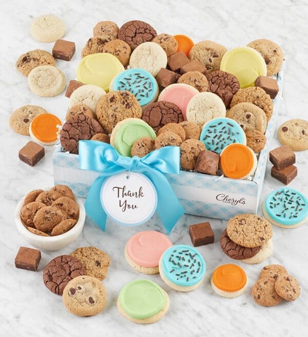 Cheryls Tray Box - Medium Thank You by Cheryl's Cookies