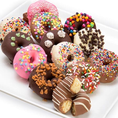 Chocolate Covered Mini-Donuts