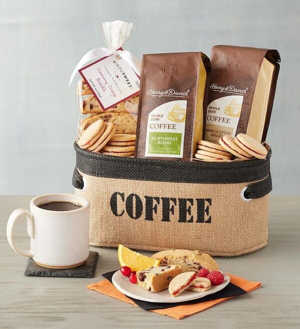 Coffee Break Gift Basket, Assorted Foods, Gifts by Harry & David