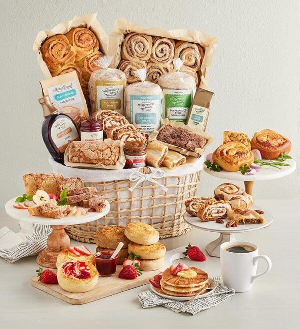 Delicious Mornings Gift Basket by Wolfermans