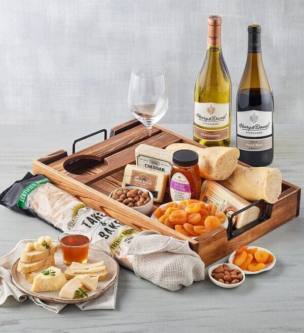 Deluxe Gourmet Summer Gift With Wine - 2 Bottles, Gifts by Harry & David