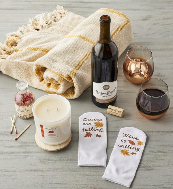 Fall Cozy Wine Gift, Home Accents Collectibles, Gifts by Harry & David