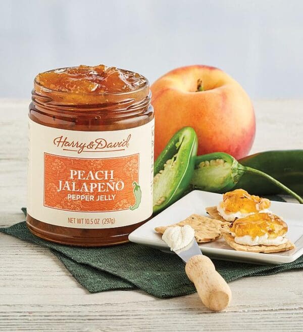 Fire Roasted Peach Pepper Jelly, Pepper Relish Savory Spreads, Subscriptions by Harry & David