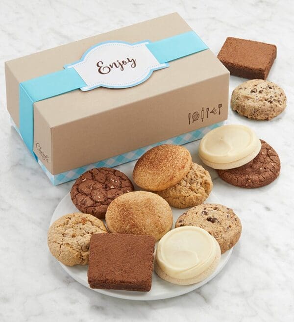 Gluten Free Cookie And Brownie Gift Box by Cheryl's Cookies
