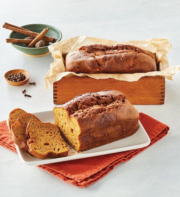 Gluten-Free Pumpkin Pound Cake Duo, Pastries, Baked Goods by Wolfermans