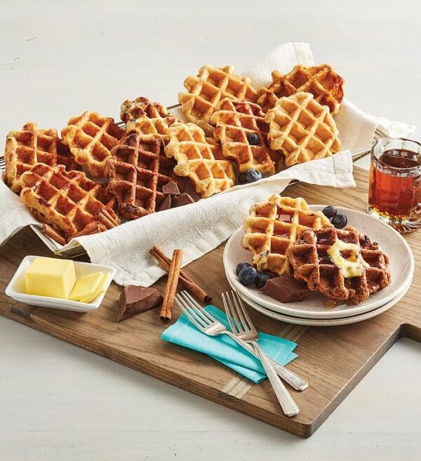 Gourmet Waffle Assortment, Muffins, Breads by Wolfermans