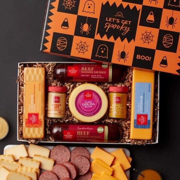 Halloween Meat & Cheese Gift Box with Sausage | Halloween Gifts for Adults | Hickory Farms