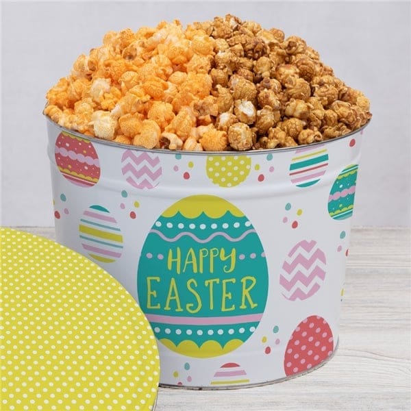 Happy Easter Cheesy Cheddar and Caramel Popcorn Duo Experience