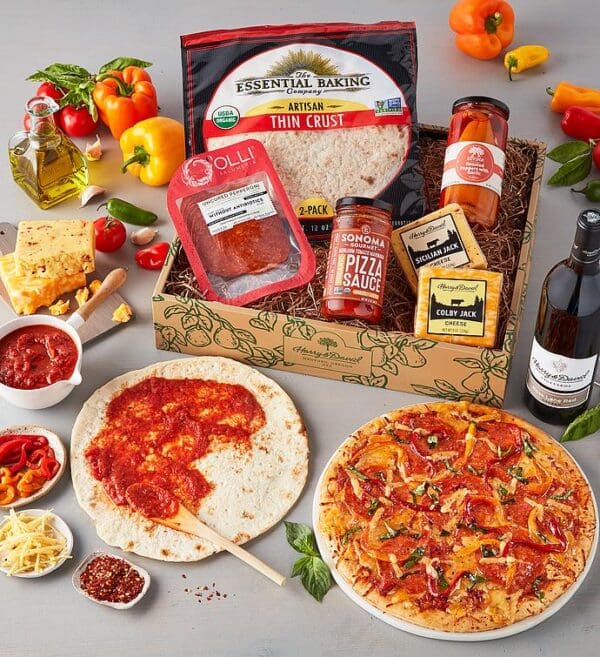 Harry & David™ Pizza Kit With Wine, Assorted Foods, Gifts
