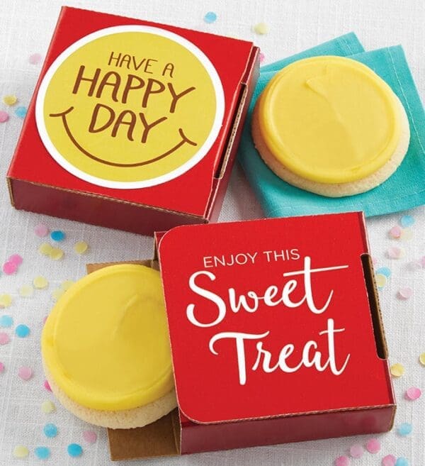 Have A Happy Day Cookie Card by Cheryl's Cookies