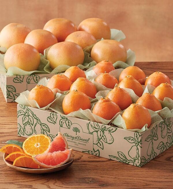 Honeybells And Red Grapefruit - Two Trays, Fresh Fruit, Gifts by Harry & David