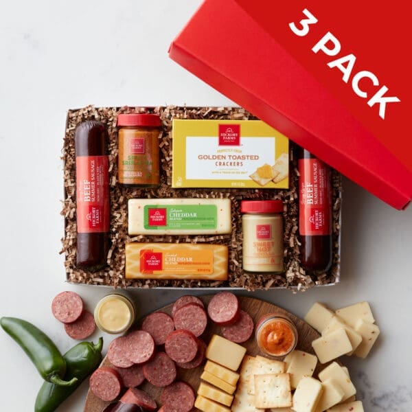 Hot & Spicy Gift Box 3-Pack | Hickory Farms