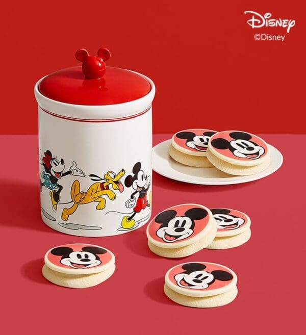 Mickey Mouse & Friends Cookie Jar With Cookies by Cheryl's Cookies