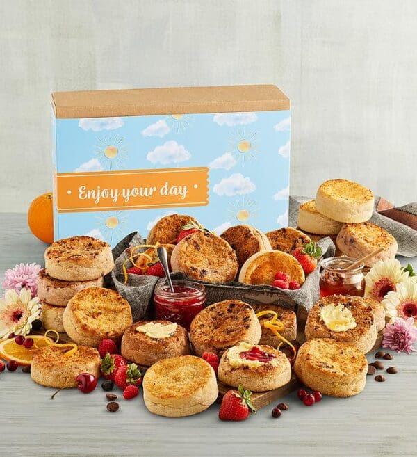 Mix & Match Super-Thick English Muffin Bakery Gift - Pick 12 by Wolfermans