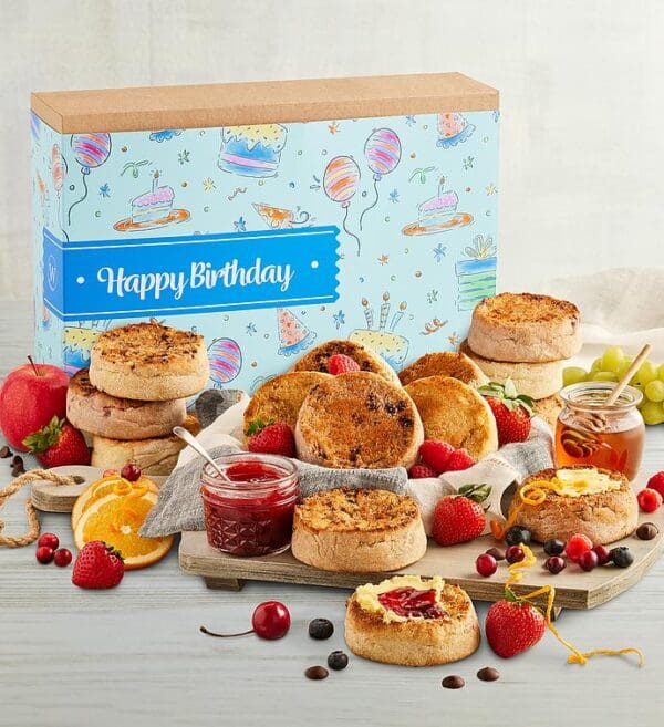 Mix & Match Super-Thick English Muffin Birthday Bakery Gift - Pick 6 by Wolfermans