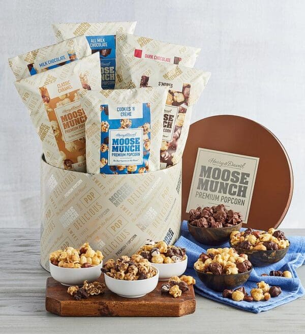 Moose Munch® Premium Popcorn Deluxe Tin, Gifts by Harry & David