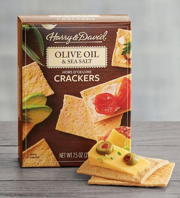 Olive Oil And Sea Salt Hors D'oeuvre Crackers, Snack Mix, Subscriptions by Harry & David