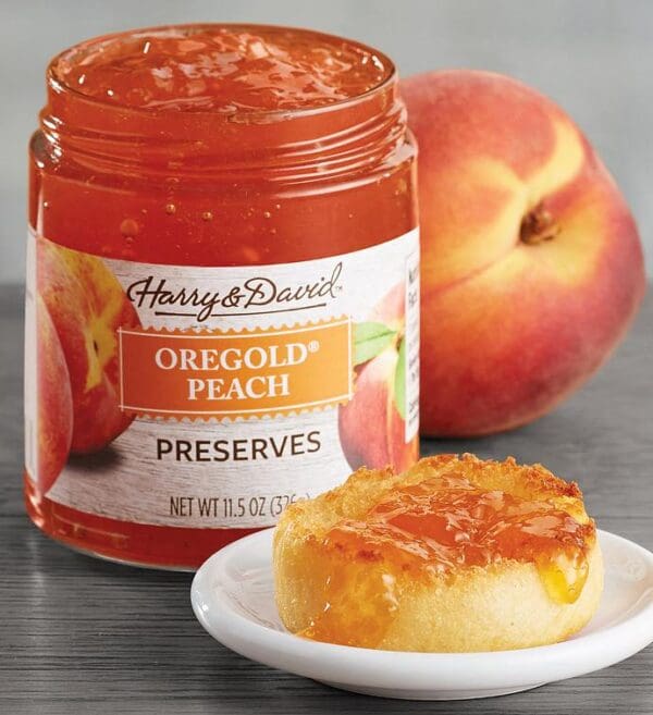 Oregold® Peach Preserves, Preserves Sweet Toppings, Subscriptions by Harry & David