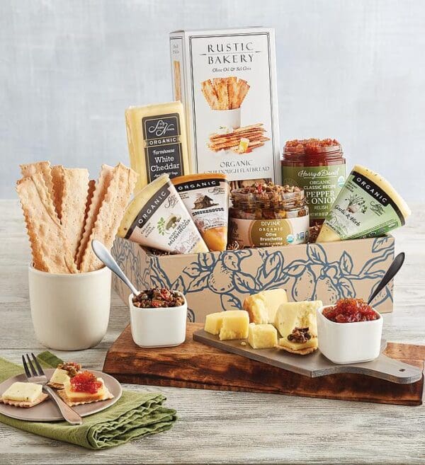 Organic Cheese And Appetizer Collection, Assorted Foods by Harry & David