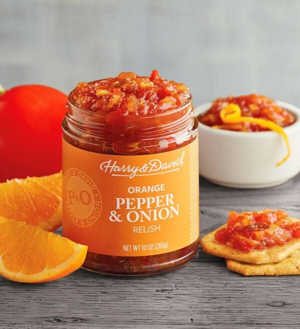 Pepper & Onion Relish With Orange, Pepper Relish Savory Spreads, Subscriptions by Harry & David