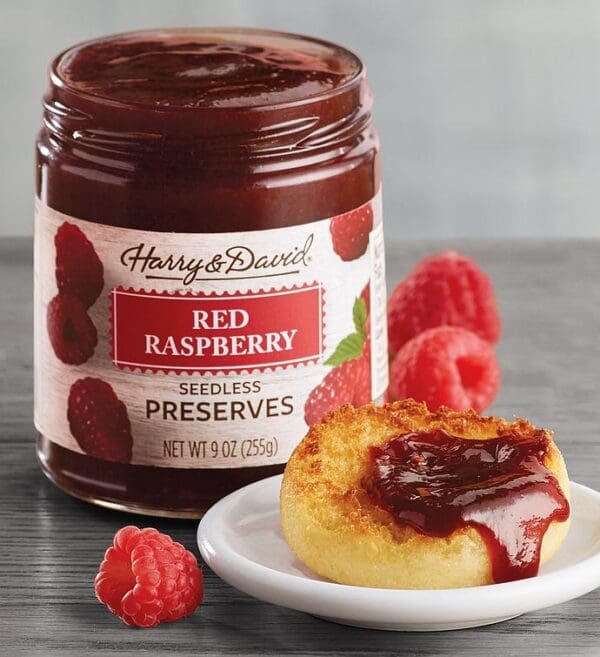 Red Raspberry Preserves, Preserves Sweet Toppings, Subscriptions by Harry & David