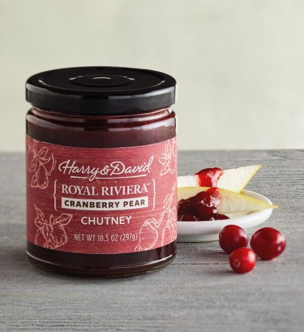 Royal Riviera™ Pear Cranberry Chutney, Pepper Relish Savory Spreads, Subscriptions by Harry & David