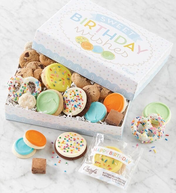 Sweet Birthday Wishes Party In A Box by Cheryl's Cookies