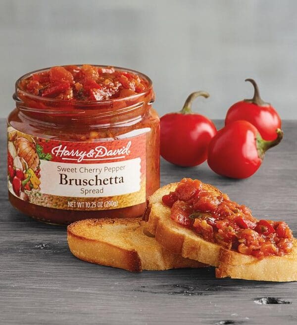 Sweet Cherry Pepper Bruschetta, Pepper Relish Savory Spreads, Subscriptions by Harry & David