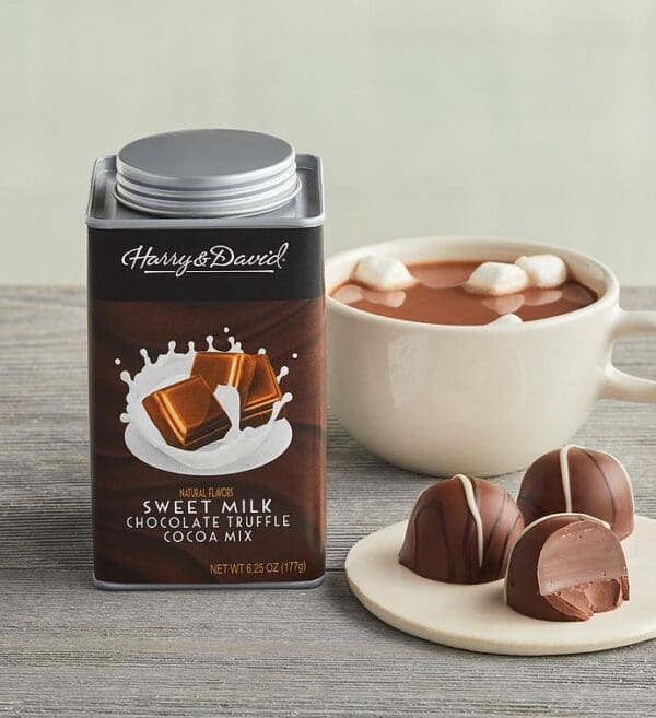 Sweet Milk Chocolate Truffle Cocoa Mix, Hot Chocolate, Mixs by Harry & David