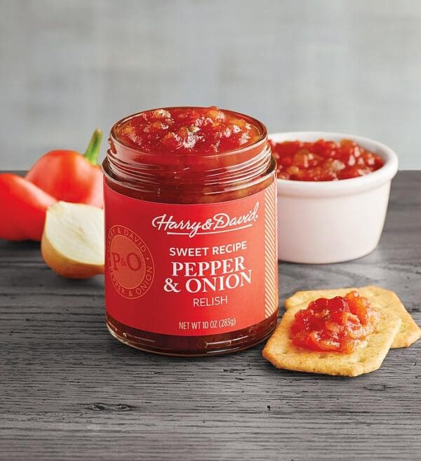 Sweet Pepper & Onion Relish, Pepper Relish Savory Spreads, Subscriptions by Harry & David