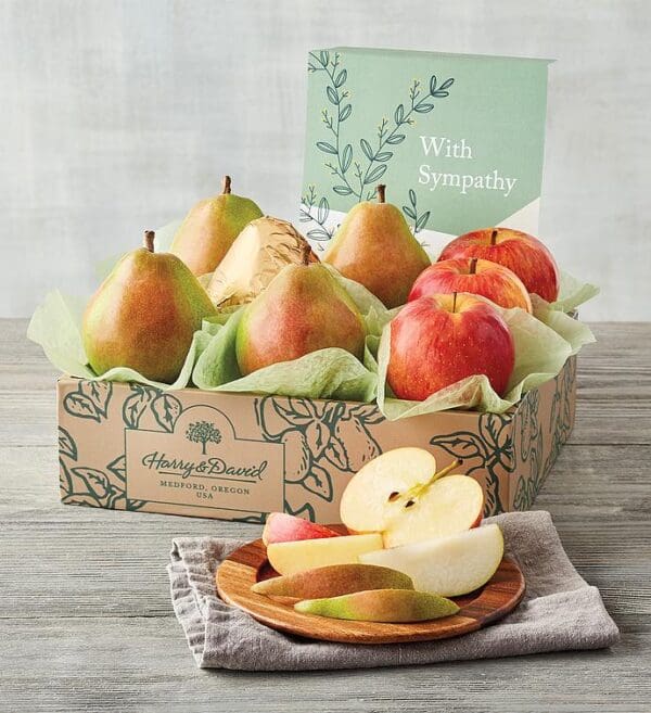 Sympathy Pears And Apples, Fresh Fruit, Gifts by Harry & David