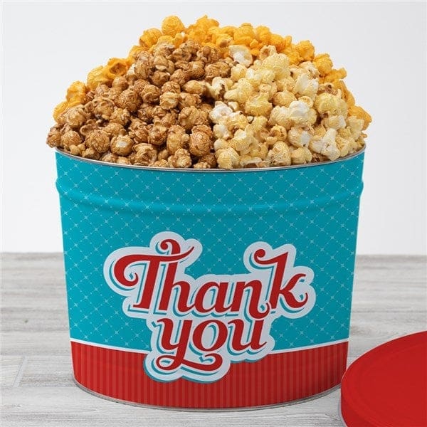 Thank You Popcorn Tin - Traditional 1 Gallon