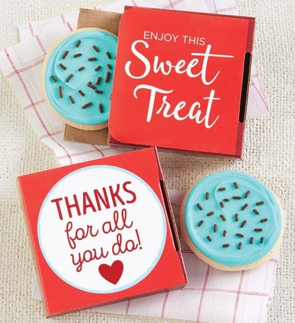 Thanks For All You Do Cookie Card by Cheryl's Cookies